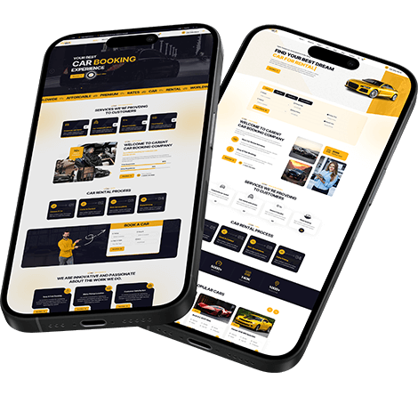 Supreme Car Rental Mobile App Interface